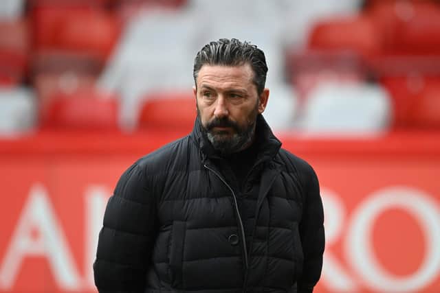 Derek McInnes left Aberdeen on Monday evening. Picture: SNS
