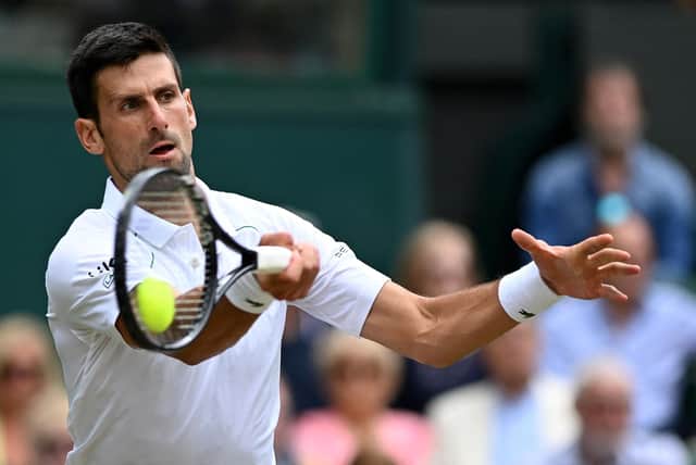 A study in concentration, Novak Djokovic was in total control in his quarter-final