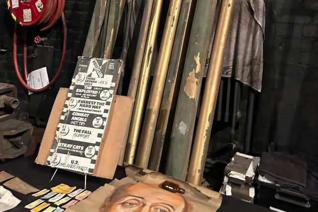 Old organ pipes have been among some of the trinkets and treasures recovered during the refurbishment of the Edinburgh Playhouse. Picture: Edinburgh Playhouse