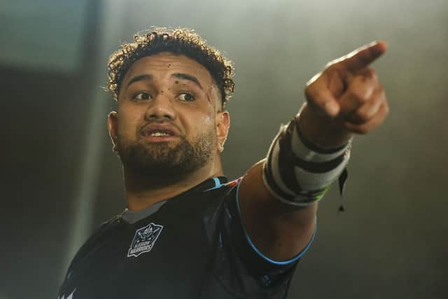 Sione Vailanu has signed a new contract with Glasgow Warriors.  (Photo by Ross MacDonald / SNS Group)