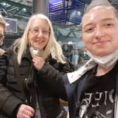 Varvara Shevtsova with Harry and Catriona Smart.