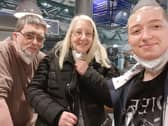 Varvara Shevtsova with Harry and Catriona Smart.