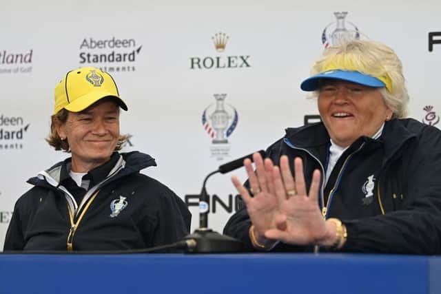 Laura Davies was one of Team Europe captain Catriona Matthew's vice captains for the 2019 Solheim Cup at Gleneagles. Picture: Stuart Franklin/Getty Images.