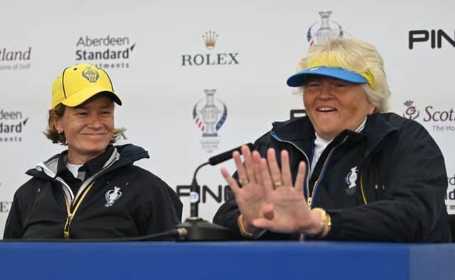 Laura Davies was one of Team Europe captain Catriona Matthew's vice captains for the 2019 Solheim Cup at Gleneagles. Picture: Stuart Franklin/Getty Images.