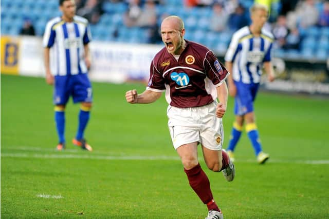 Brown Ferguson scores from the spot against Kilmarnock. (Picture: John Devlin)