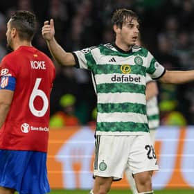 Paulo Bernardo impressed for Celtic during the match against Atletico.