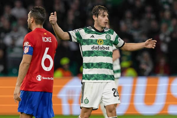 Paulo Bernardo impressed for Celtic during the match against Atletico.