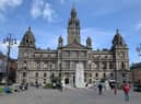 Glasgow City Chambers in George Square in central Glasgow. Photo by Lewis McKenzie/PA Wire.
