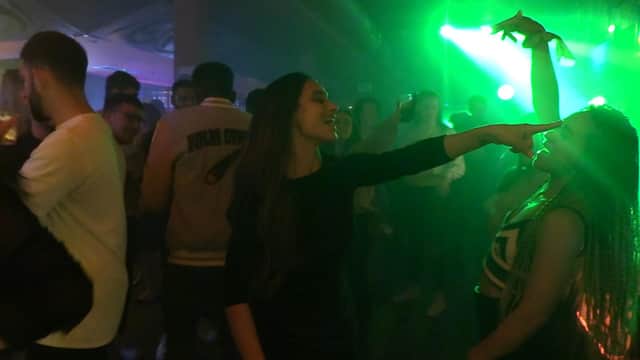 Club goers enjoy themselves at Boteca do Brasil nightclub in Glasgow as nightclubs reopen (Photo: Daniel Harkins/PA Wire).