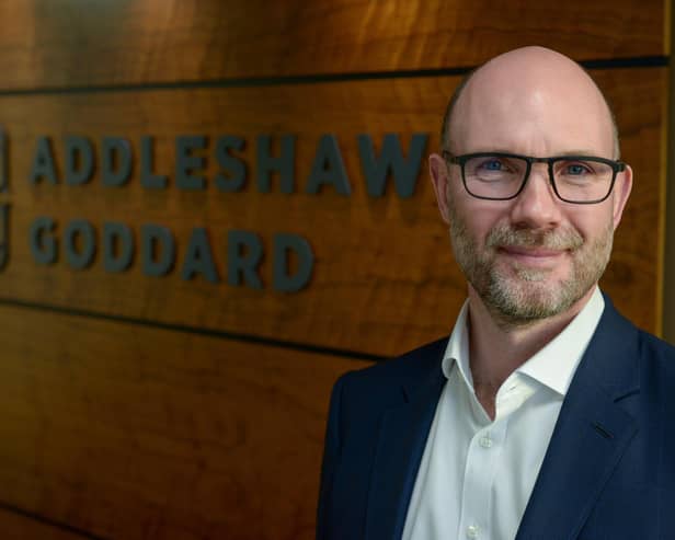 Alan Shanks, is head of Scotland at Addleshaw Goddard, which produces the business monitor in partnership with the University of Strathclyde’s Fraser of Allander Institute. Picture by Renzo Mazzolini Photography