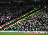 Rangers and Celtic fans pictured at the recent Viaplay Cup final at Hampden.  (Photo by Craig Foy / SNS Group)