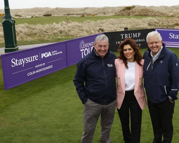 Colin Montgomerie is delighted to be hosting the Staysure PGA Seniors Championship at Trump International Golf Links in Aberdeen this summer. Picture: Legends Tour