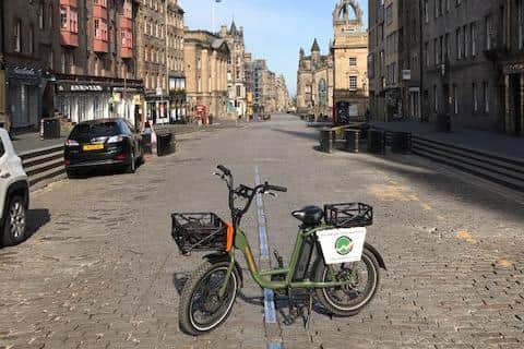 The tours currently include Edinburgh’s Old and New Towns. Picture: contributed.