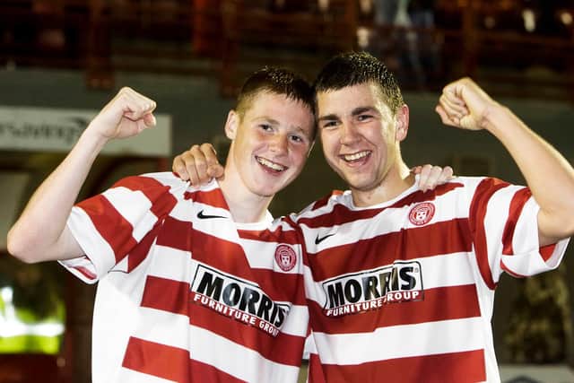 James McCarthy  and James McArthur became known as footballing twins coming through th ranks at Hamilton, and joined up again at Wigan and Crystal Palace. But Celtic's new signing said his Rangers-supporting buddy won't be sharing a pitch with him at club level again...unless he signs for his Ibrox favourites. (Photo by Jeff Holmes/SNS Group).