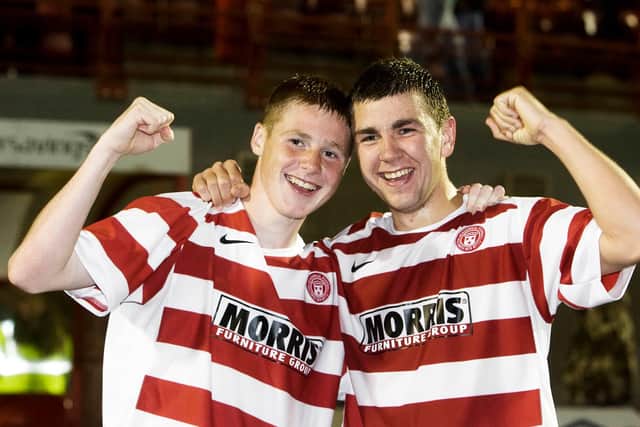 James McCarthy and James McArthur became known as footballing twins coming through th ranks at Hamilton, and joined up again at Wigan and Crystal Palace. But Celtic's new signing said his Rangers-supporting buddy won't be sharing a pitch with him at club level again...unless he signs for his Ibrox favourites. (Photo by Jeff Holmes/SNS Group).