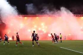 The Scottish Football Supporters’ Association has called on the authorities to clamp down heavily on the use of pyrotechnics in Scottish football. Pic: Steve Welsh/PA Wire