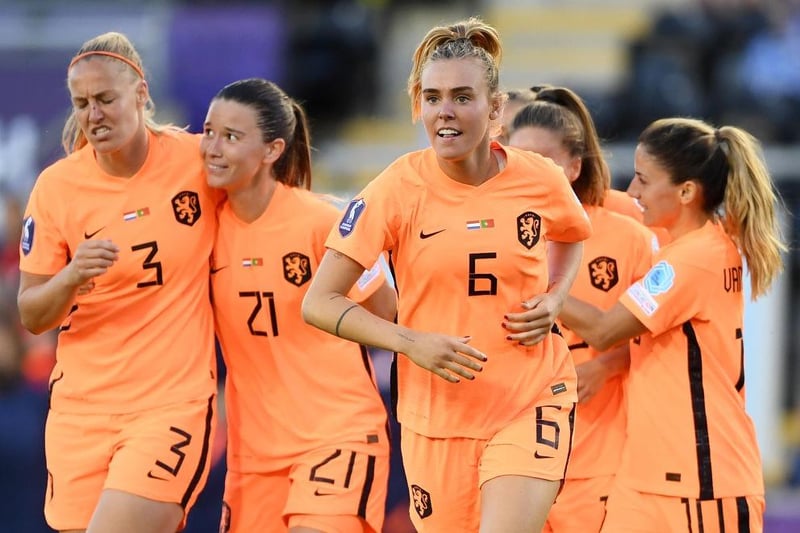 While they are missing key striker Vivianne Miedema, the likes of Victoria Pelova, Jill Roord and Daniëlle van der Donk ensure the Dutch are right in amongst the list of potential winners after an impressive group stage.