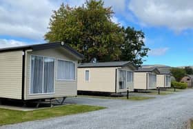Braidhaugh Holiday Park's new caravan development.