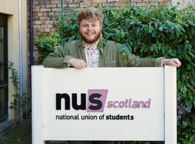 Matt Crilly, president of NUS Scotland.