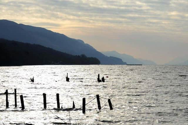 Loch Ness reaches its lowest water level in five years picture: Jane Barlow