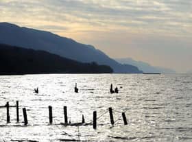 Loch Ness reaches its lowest water level in five years picture: Jane Barlow