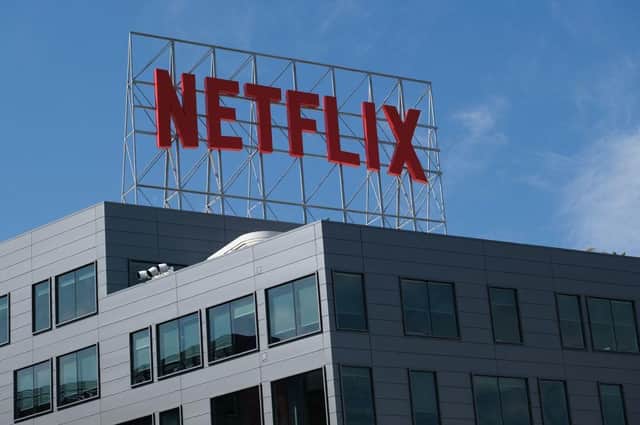 The Netflix logo is seen on top of their office building in Hollywood, California, March 2, 2022. (Photo by Chris DELMAS / AFP) (Photo by CHRIS DELMAS/AFP via Getty Images)