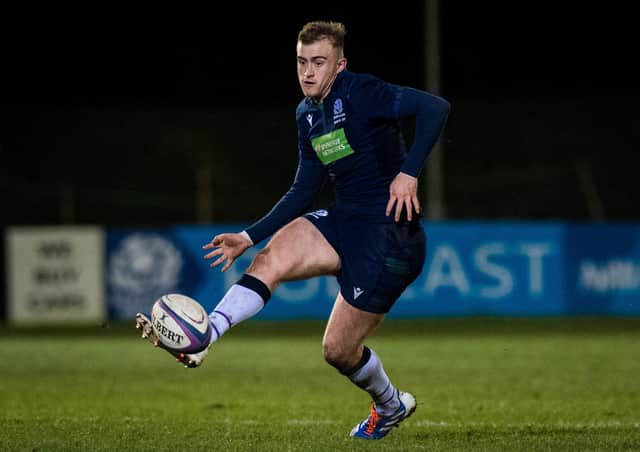 Nathan Chamberlain impressed for Scotland in the U20 Six Nations, scoring a hat-trick of tries against Wales.