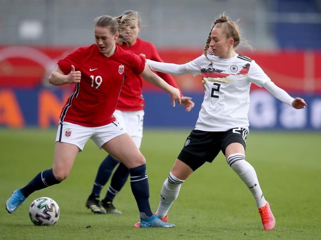 Another youngster tipped for stardom, another Norwegian international. Elisabeth Terland rose to prominence with her home town club at just 15-years-old, who spotted her talents from an early stage. Now 20, she hasn't quite hit the heights yet, but a strong past couple of years has seen her get into the Norway squad for Euro 2022, where it would be no surprise to see her realise her undoubted potential.