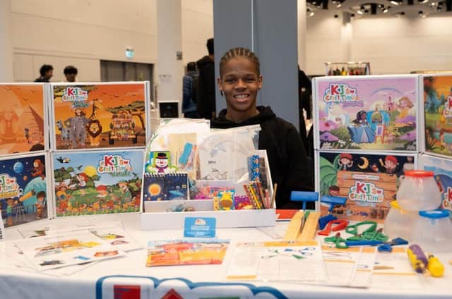 Khamani Edwards, aged 17, Founder & CEO of KJ's Craft Time and recipient of Unloc's Changemaker Grant.