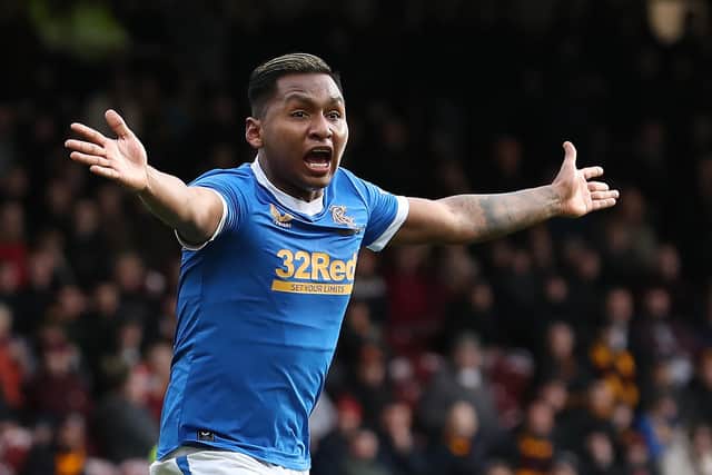 Alfredo Morelos, who is out of contract next year, is Rangers' leading scorer with 15 goals so far this season. (Photo by Ian MacNicol/Getty Images)