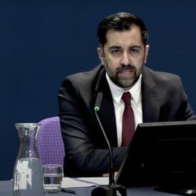 First Minister Humza Yousaf giving evidence to the UK Covid 19 Inquiry
