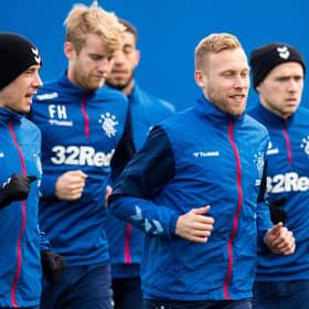 Barry Ferguson believes it is "absolutely crucial" Michael Beale extends the deals of Ryan Jack and Scott Arfield. (Photo by Ross Parker SNS Group)