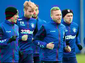 Barry Ferguson believes it is "absolutely crucial" Michael Beale extends the deals of Ryan Jack and Scott Arfield. (Photo by Ross Parker SNS Group)