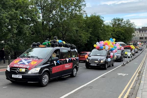 The colourful annual parade in Edinburgh last year.