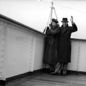 George Formby and his wife Beryl, in 1932. (Photo Getty Images)