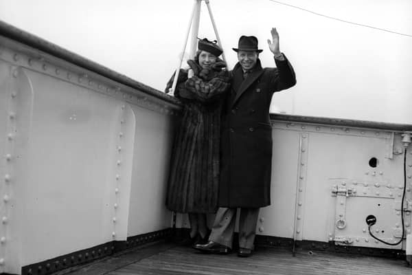 George Formby and his wife Beryl, in 1932. (Photo Getty Images)