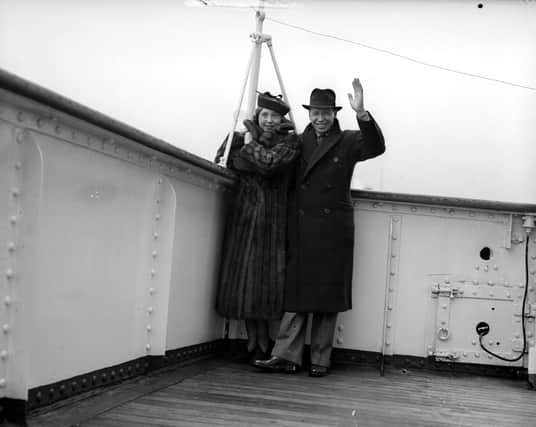 George Formby and his wife Beryl, in 1932. (Photo Getty Images)
