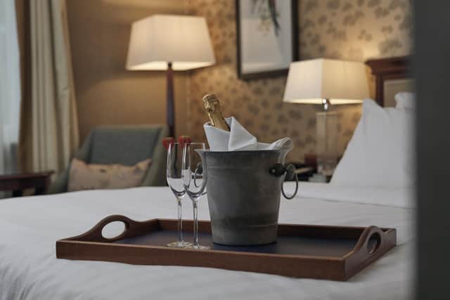 From £339 per night, the Date and Dine package includes an overnight stay, three-course dinner in The Pentland Restaurant, bottle of Champagne on arrival, in-room pamper gift from the Rituals collection, full Scottish breakfast and access to the Country Club. Pic: Contributed Ladislav Piljar