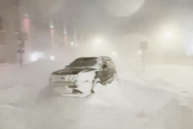 Millions of people hunkered down on Christmas Day to ride out a deadly frigid storm - dubbed a 'bomb cyclone' - that has been pummeling north America in recent days, killing at least 48 people people across the United States