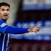 Kyle Lafferty is under investigation by Kilmarnock after a video emerged online appearing to show the ex-Rangers striker using sectarian language.  (Photo by Ross Parker / SNS Group)