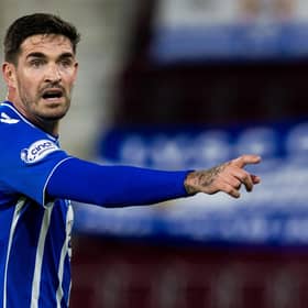 Kyle Lafferty is under investigation by Kilmarnock after a video emerged online appearing to show the ex-Rangers striker using sectarian language.  (Photo by Ross Parker / SNS Group)