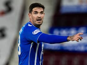 Kyle Lafferty is under investigation by Kilmarnock after a video emerged online appearing to show the ex-Rangers striker using sectarian language.  (Photo by Ross Parker / SNS Group)