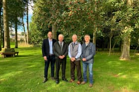 Award winners: Craig Scott, Robert Smith, Andrew Moir and John Clark