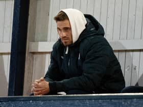 David Goodwillie attended a Raith Rovers match after signing for the club in January but never played for them.