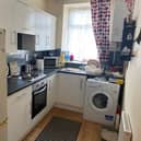 The kitchen at 2 Caroline Place, Fraserburgh.