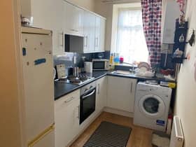 The kitchen at 2 Caroline Place, Fraserburgh.