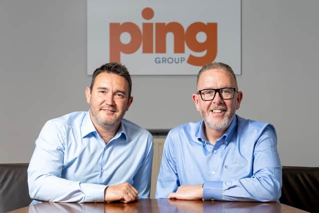 Jonny McKinney, CEO of PING Group and Kieran Kelly, CEO and Founder of ubloquity.