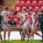 Edinburgh got the job done in Llanelli - but Grant Gilchrist's red card soured proceedings. Photo by Mark Lewis/Huw Evans/Shutterstock