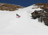 Jo Guest, getting away from it all on Meall Corannaich near Loch Tay PIC: Roger Cox