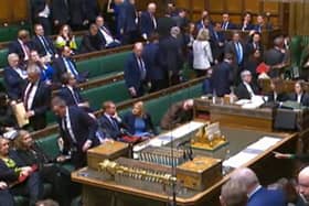 SNP and Conservative MPs walked out of the House of Commons after a debate on a ceasefire Gaza descended into chaos. Image: House of Commons/UK Parliament.